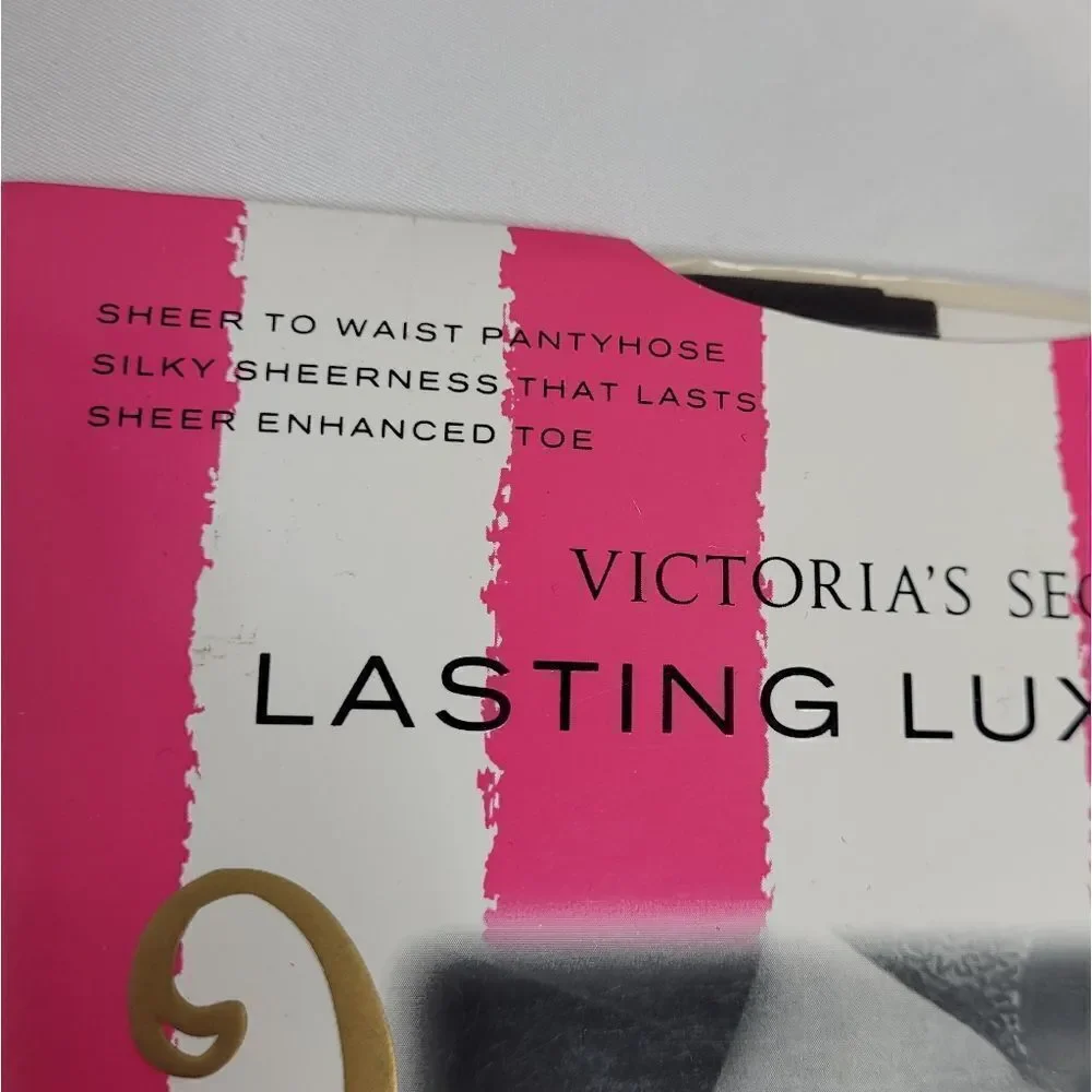 NEW VINTAGE 90s Victoria's‎ Secret lasting luxuries espresso brown pantyhose S